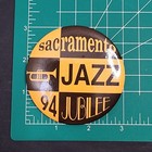Lot 2 Sacramento Jazz Jubilee 1994 Pinback Button California Music Festival Vtg