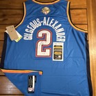 Okc Thunder Shai Gilgeous-alexander  2 Signed Nba Finals Jersey Jsa
