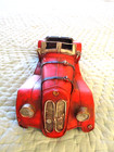 Vintage Tin Red Convertible Toy Car For Ages 8-11 Collectible Model  12   Long