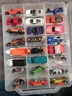 Vintage Hot Wheels Mixed Lot - 48 Cars   Case  Blackwalls  Ferrari  Oshkosh Etc 