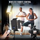 2 Pack Photography Lighting Kit 36w Bi Color Studio Lights 2700 6500k Cri 95
