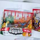 Marvel Super Hero Squad 2-pack Lot Thor Loki Capt America Fantastic Four 5 Set
