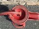 Antique Vintage Cast Iron Red Jacket Red Manual Hand Well Water Pitcher Pump 