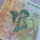          Saxophone Belgium 200 Francs Banknote 1995 Sax Pre Euro Currency Money