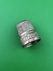 Antique Sterling Silver Thimble Size 8 Pictures Of Small Engraved Objects