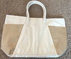 Jimmy Choo Perfums Tote Bag Double Handle White Gold Fragrance Gift New