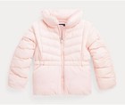 Nwt  Girls Polo Ralph Lauren Pink  Adjustable Jacket  Size 6  Eu 116