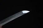 Japanese 98type Army Samurai Sword Wakizashi Clay Tempered Damascus Steel 