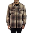 Jachs Men s Premium Shirt Wool Blend Jacket W Inside Pocket  Brown  M Xl Xxl