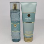 Bath   Body Works Imperfect Beauty Fragrance Mist Body Cream Lotion 2 Pc Set