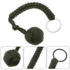 Paracord Monkey Fist Style Keychain Outdoor Hiking Accessory