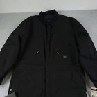 Walls Coveralls Mens 2xl Black Insulated Workwear Water Repellent Canvas