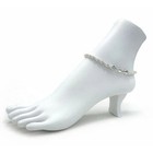 14k Yellow Gold Filled High Polish Finsh Rope Link Anklet 5mm 10   White yellow