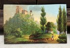 Lot Of 5 Antique Country Mini Prints - L4