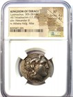 Lysimachus Thrace Ar Tetradrachm Lysimachos 305-281 Bc - Certified Ngc Xf  ef 