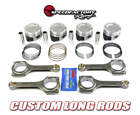 Speedfactory No Notch Hbeam Long Rod Vitara Piston Combo D16 W  King Bearing Kit