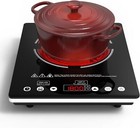 14 Inch Electric Radiant Cooktop Single Burner Electric Stove Top 1800w 110v