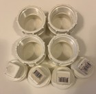 Lot Of 4 Charlotte Pipe Schedule 40 Pvc Dwv Sewer 1 5  1-1 2 In Cleanout W  Plug