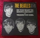 Rare Beatles Near Mint Sleeve   Vinyl 1964  do You   secret  Stunning Overall 