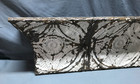 Architectural Decorative 4  Foot Shabby Reclaimed Tin Mantle Shelf Old 1637-25b