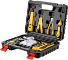Ethernet Crimp Tool Kit With Wire Tracker  Cat6 cat5e Crimper   Punchdown Tool