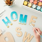83 Piece Wooden Letters For Crafts  4-inch Alphabet Cutouts For Diy Painting