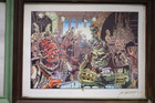 Star Wars Art Signed Joe Corroney Art Gamorrean Jabba Guard Jawa Admiral Ackbar
