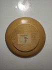 Vintage Romanian Folk Art Hand-carved   Painted Wood Decorative Plate    arad Coop