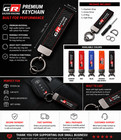 Toyota Gr Gazoo Racing Metal Carbon Fiber Keychain Key Ring Red Black Blue