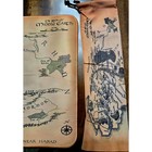 Lord Of The Rings Middle Earth Desk Mat Mouse Pad Set   Pouch   Coaster Lotr Map
