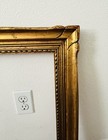 Antique Wooden Picture Frame A Gilded Finish 26 31 Inches