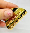 Auth Yves Saint Laurent Gold Hair Clip Barrette - Pre Owned   Lt5584