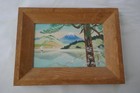 2 Vintage Original Japanese Watercolor Paintings On Silk