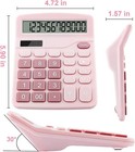 Office Desk Calculator  Cute Calculator For Kids  Basic Calculators Pink 