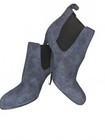 New Vintage Clarks Carlita Quinn Navy Suede Booties Size 7