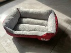 Cute Paw Print Dog Bed Warm Soft Pet Sleeping Bag Sofa Cushion Cat Mattress
