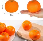 12 Pcs Fake Oranges  Artificial Fruits For Decoration Lifelike Fake Fruit Fau   