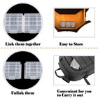 12 Pc New Transparent Hard Plastic Case 4 Cell Holder Aa aaa Battery Storage Box
