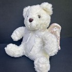 Avon 10    Inspirational Plush Singing Angel Bear 2001 Prayer Sings Dances Video 