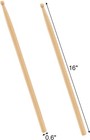 12 Pairs Drumsticks  Classic Maple 5b Oval Wood Tip Drum Sticks For Adults