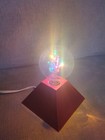 Pyramid-001 Light Base Red  Vintage Table Night Light