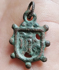 Carribean Pirates 17th  Century Antique Amulet Jesus Authentic
