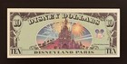 Disney Dollars Donald  10 Bill Series 2000 Aa Uncirculated