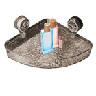 Bathroom Corner Wall Suction Cup Rack Shower Caddy Shelf Organiser Holder