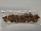 Lot 120 Vintage Darice Craft Brown Miniature 1  Flocked Teddy Bears W  Red Bow