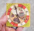 Enarco Gas Oil Can Game Spinner White Rose Gasoline Antique Vintage Arrow Sign