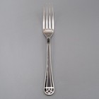 Christofle Talisman Black Silverplate Dinner Fork s  8 1 8  - France