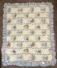 Vintage Classic Winnie The Pooh Crib Quilt Comforter Blanket Eeyore Piglet