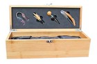 Bamboo Wine Gift Box Set   Accessories