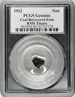 1912 Coal Recovered From Rms Titanic Pcgs Certified Genuine - Big Piece 